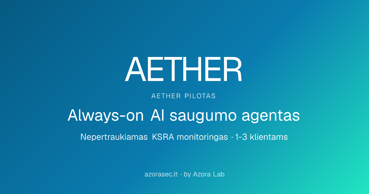 Always-on AI Agent · AETHER
